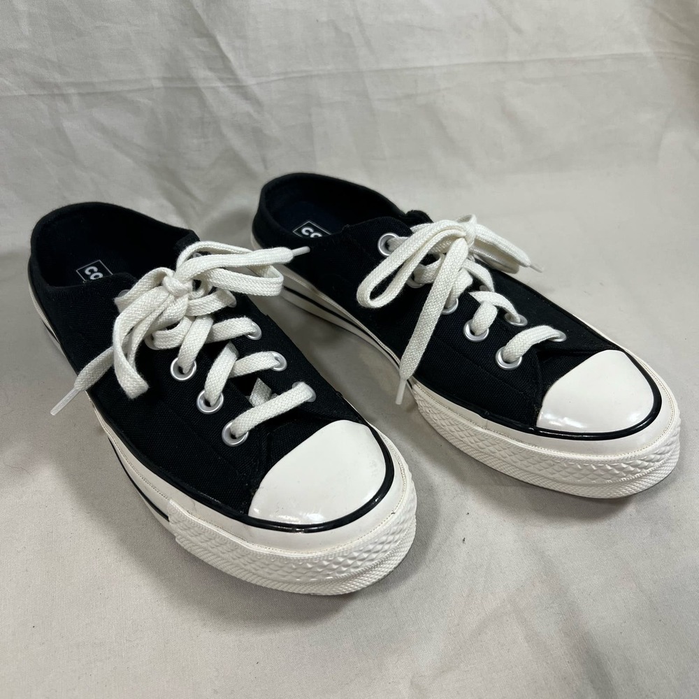 Converse Chuck 70 Mule Canvas Sneakers Foundation Black 172591C W6 M4